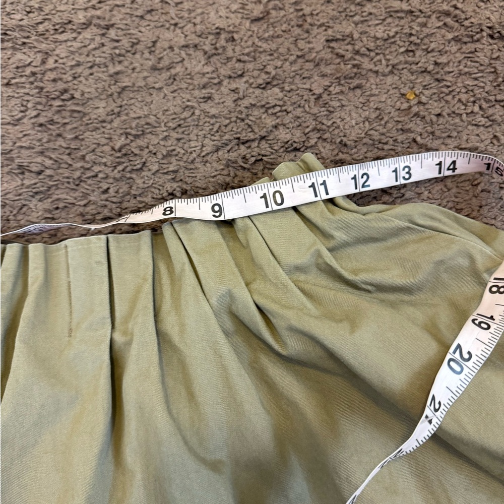 Unbranded Beige Skate Flare Skirt Tulle Lined Elastic Waist Size S M - Picture 5 of 6
